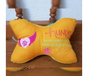 Stickdatei - Hunde haben etwas das vielen Menschen fehlt - Charakter